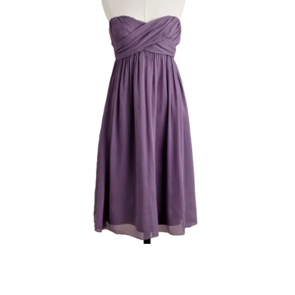 Silk strapless J. Crew Dress